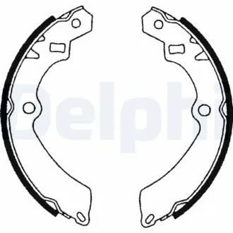 Комплект тормозных колодок DELPHI LS1599
