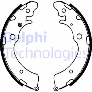 Комплект тормозных колодок DELPHI LS1641