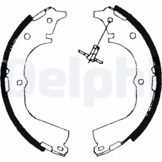 Комплект тормозных колодок DELPHI LS1654