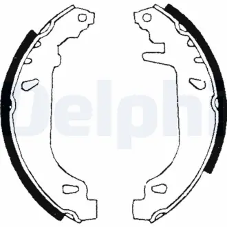 Комплект тормозных колодок DELPHI LS1681