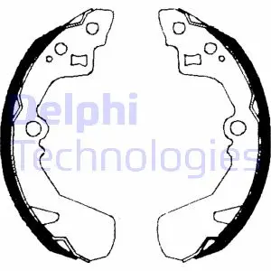 Комплект тормозных колодок DELPHI LS1685