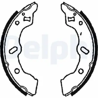 Комплект тормозных колодок DELPHI LS1699