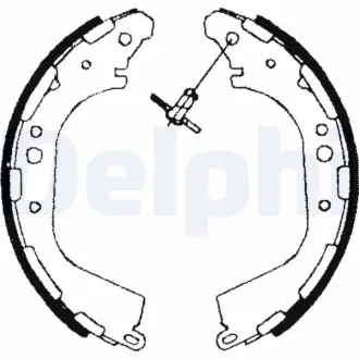 Гальмівні колодки, барабанні DELPHI LS1709