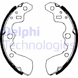 Комплект тормозных колодок DELPHI LS1710