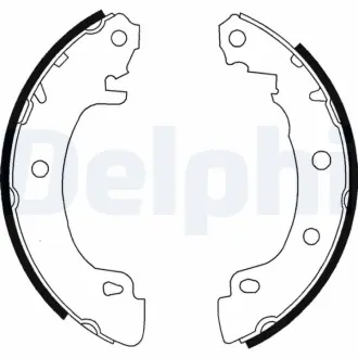 Комплект тормозных колодок DELPHI LS1724
