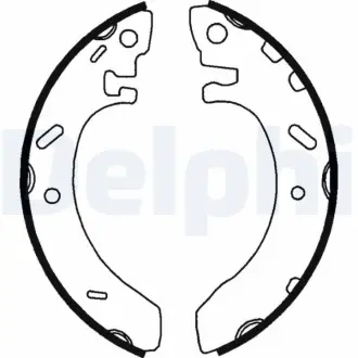 Комплект тормозных колодок DELPHI LS1757