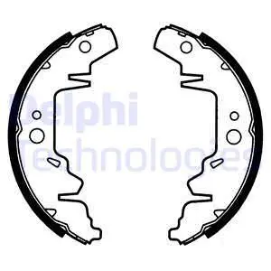 Brake shoe. Колодки тормозные, барабанный тормоз DELPHI LS1814