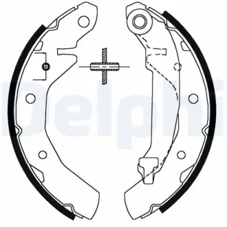 Комплект тормозных колодок DELPHI LS1821