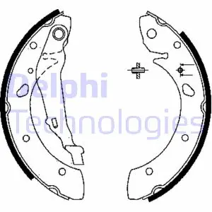Комплект тормозных колодок DELPHI LS1843