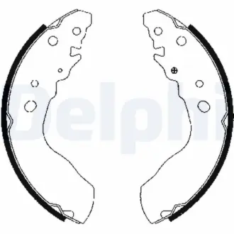 Комплект тормозных колодок DELPHI LS1845