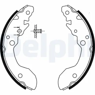 Комплект тормозных колодок DELPHI LS1856