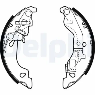 Комплект тормозных колодок DELPHI LS1858