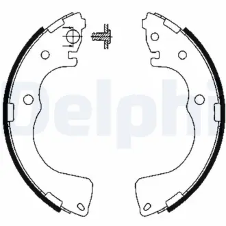 Комплект тормозных колодок DELPHI LS1904