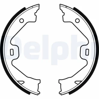 ROVER гальм. колодки задн. 75 2.0 CDTi 03-05 DELPHI LS1930