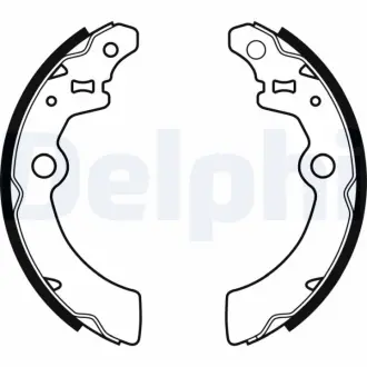 Комплект тормозных колодок DELPHI LS1933