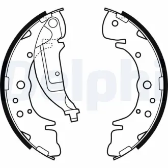 Комплект тормозных колодок DELPHI LS1935