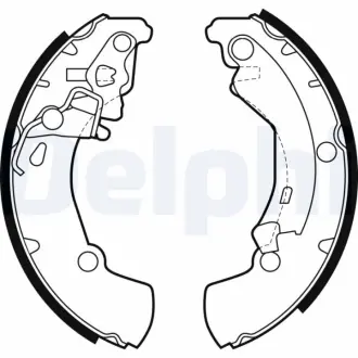 Комплект тормозных колодок DELPHI LS1956
