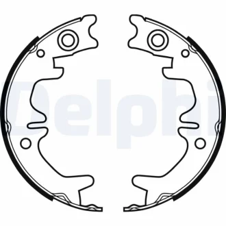 Колодки ручного гальма (170x40) Toyota Avensis 97-03, Camry 96-03 DELPHI LS1974