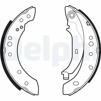 Тормозные колодки барабанные DELPHI LS2002