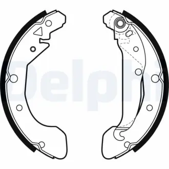 Комплект тормозных колодок DELPHI LS2004