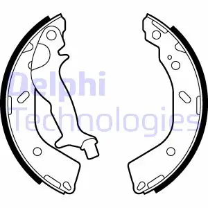Гальмівна колодка HYUNDAI GETZ 1.1-1.6 09.02-12.10 DELPHI LS2027