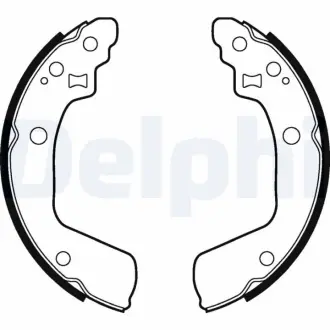 Гальмівні колодки, барабанні DELPHI LS2046