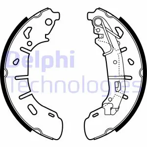 Гальмівні колодки. барабанні DELPHI LS2050