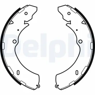 Комплект тормозных колодок DELPHI LS2063
