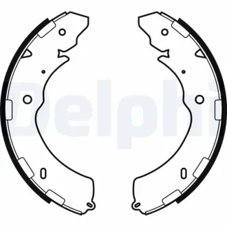Тормозные колодки барабанные DELPHI LS2064