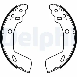 Комплект тормозных колодок DELPHI LS2073