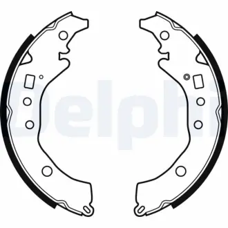 Комплект тормозных колодок DELPHI LS2079