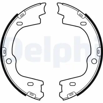 Гальмівні колодки, барабанні DELPHI LS2086