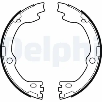 Гальмівні колодки, барабанні DELPHI LS2119