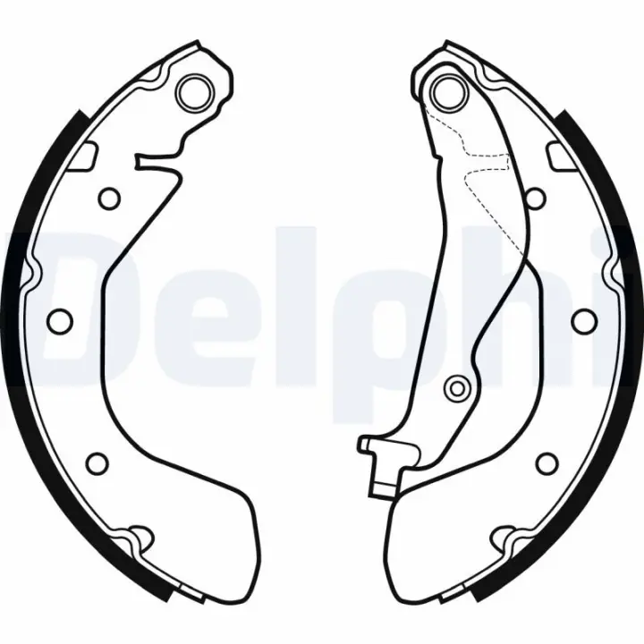 Гальмівна колодка HONDA INSIGHT OPEL KARL 1.0/1.0H/1.0LPG 04.00-03.19 DELPHI LS2134 (фото 1)