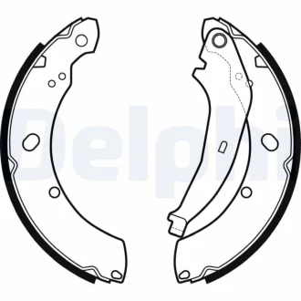 Гальмівна колодка CHRYSLER PT CRUISER SKODA RAPID VW POLO V, POLO VI 1.0-2.4 06.00- DELPHI LS2136