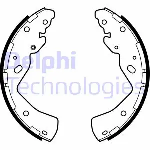 Комплект гальмівних колодок DELPHI LS2143