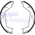 Тормозные колодки барабанные DELPHI LS2144 (фото 1)