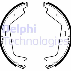 VOLVO колодки гальм. задні (бар.) CX90 02- DELPHI LS2144