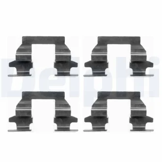 К-т. установки гальм. колод. NISSAN QASHQAI 07- DELPHI LX0446