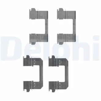 NISSAN установчий к-кт. гальм. колод. QASHQAI 07- DELPHI LX0530