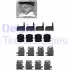 NISSAN К-т установчий гальм. колодок NV400 dCi 100 11-14, OPEL MOVANO B 2.3 CDTI 10-, RENAULT MASTER III 2.3 dCi 14- DELPHI LX0687 (фото 1)
