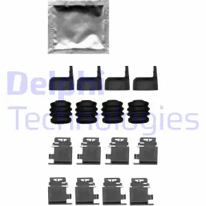 NISSAN К-т установчий гальм. колодок NV400 dCi 100 11-14, OPEL MOVANO B 2.3 CDTI 10-, RENAULT MASTER III 2.3 dCi 14- DELPHI LX0687