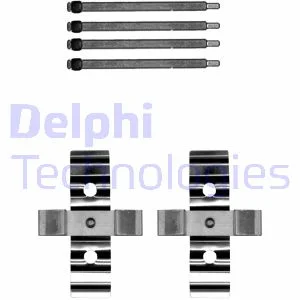 Монтажний набір гальмівних колодок VOLVO S60 I, V70 II TESLA MODEL S, MODEL X 2.4-Electric 09.01- DELPHI LX0702