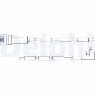 Контрольный контакт, контроль слоя тормозных колодок DELPHI LZ0106