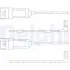 Контрольный контакт, контроль слоя тормозных колодок DELPHI LZ0114 (фото 1)