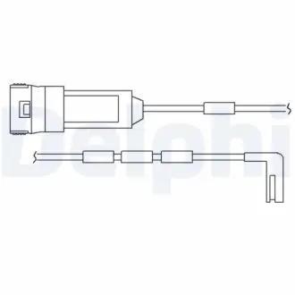 Контрольный контакт, контроль слоя тормозных колодок DELPHI LZ0125