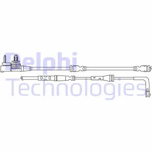 JAGUAR датчик зносу гальм. колод. передній F-PACE 2.0 15-, LAND ROVER DELPHI LZ0315