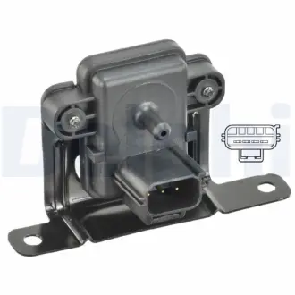 Датчик тиску у впускному колекторі (3 pin) FORD FIESTA IV, FIESTA/HATCHBACK, FIESTA/MINIVAN, FOCUS I, FOCUS I/KOMBI, TOURNEO CONNECT, TRANSIT CONNECT 1.8D 08.95-12.13 DELPHI PS10126