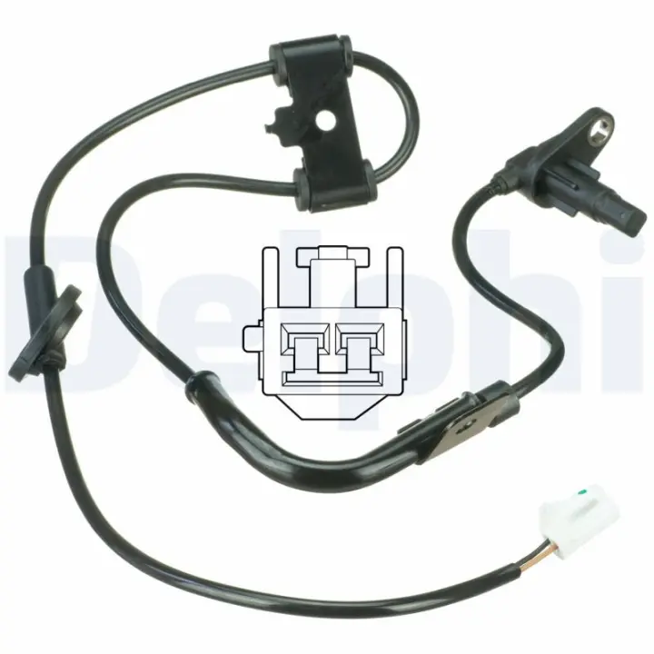 датчик ABS задн лів HYUNDAI COUPE II, TIBURON 1.6/2.0/2.7 01.01-08.09 DELPHI SS20528 - фото 1