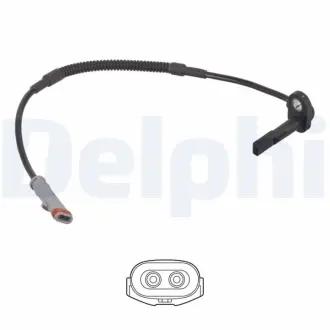 OPEL датчик ABS передн. Astra J DELPHI SS2125212B1